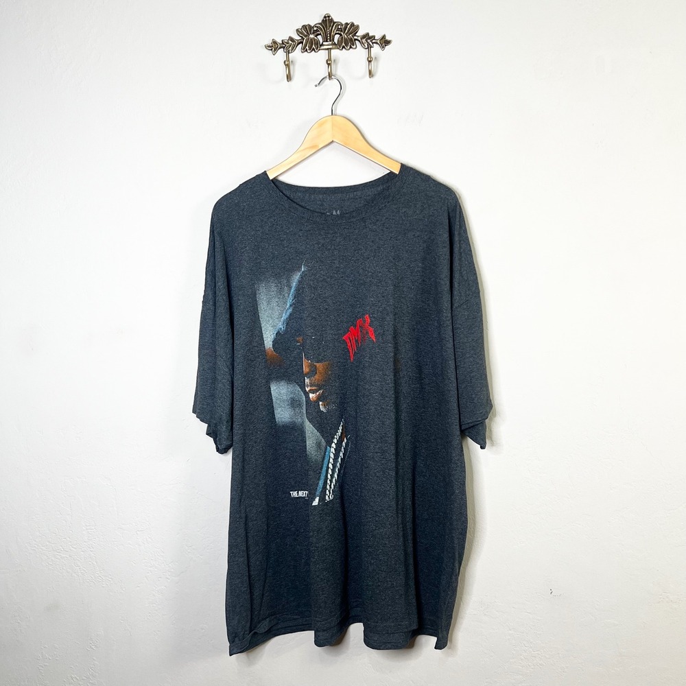 DMX The Next 50 Rap Hip Hop Graphic T Shirt Dark Gray 3XL Legends Apparel‎